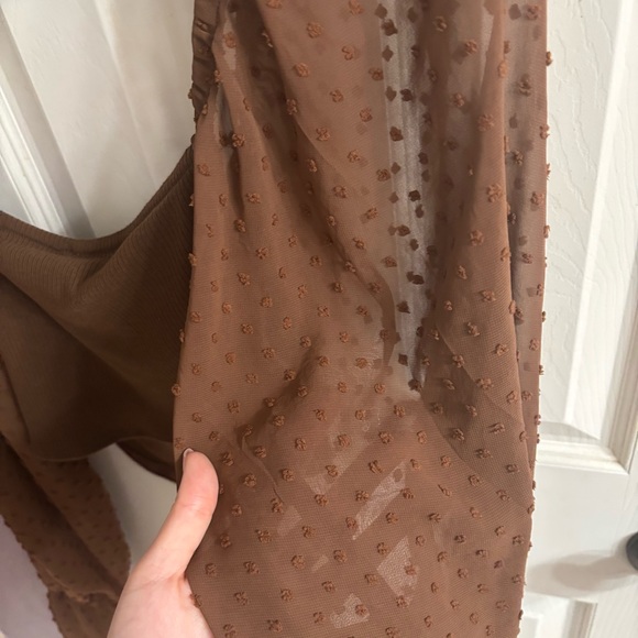 NWT Urban Outfitters Mirabel Puff Sleeve Blouse - Picture 7 of 7